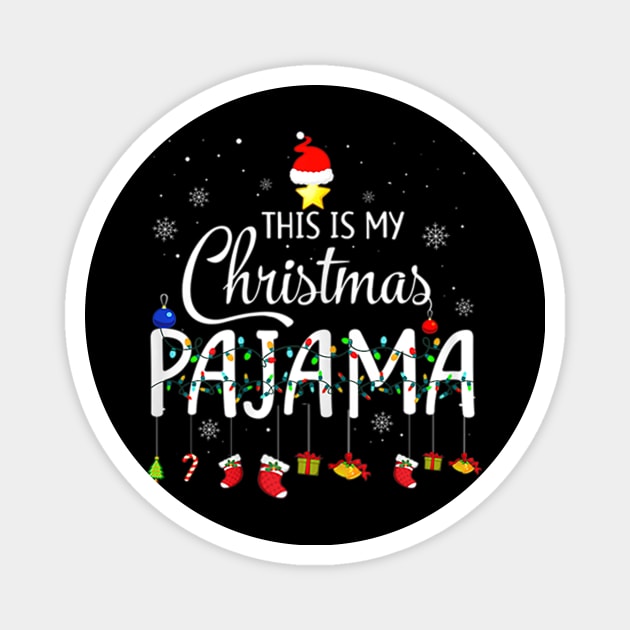 This Is My Christmas Funny Xmas Light Tree Magnet by Barnard